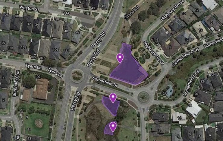 Map of Somerfield Reserve