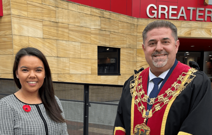 Mayor Jim Memeti and Deputy Mayor Cr Eden Foster