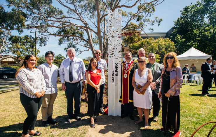 Copas Park New Interpretive Sign Unveiled