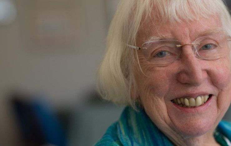 Merle Mitchell smiling 