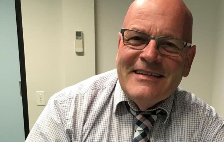 Nigel Carter smiling at the camera