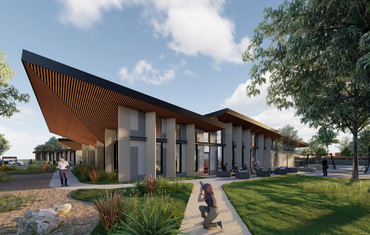 Artist impression of Keysborough South Community Hub 