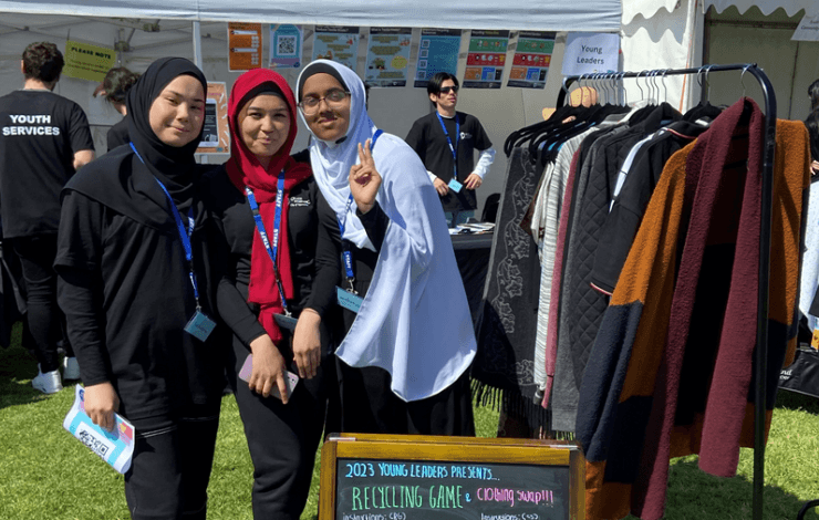 young people at a festival 