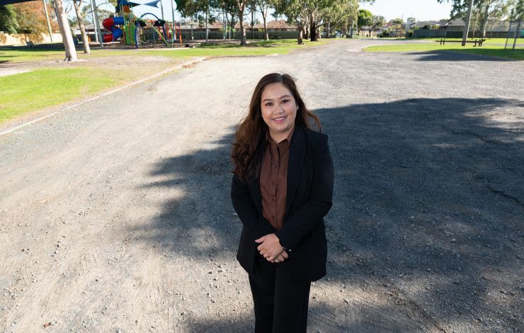 Councillor Sophie Tan Lady smiling