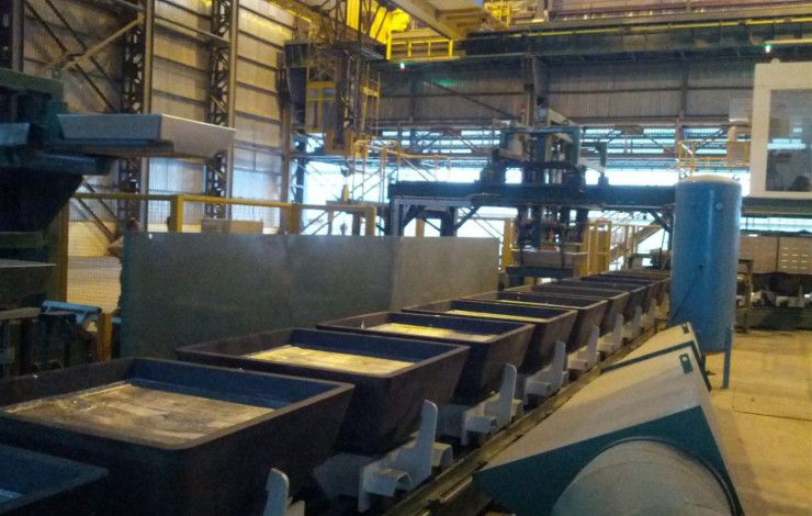 Equipment in a factory