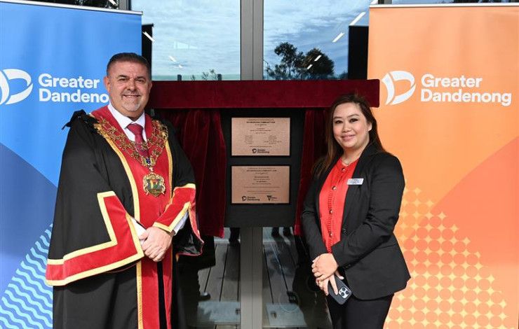 Mayor Cr Jim Memeti and Deputy Mayor Sophie Tan