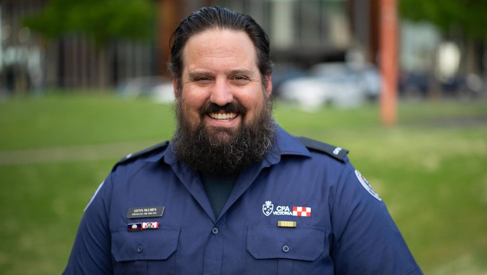 Glenn Mclaren smiling