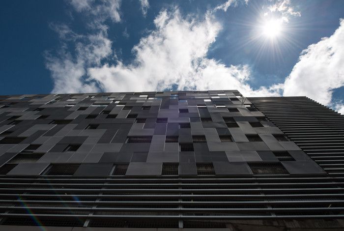 outside of industrial building