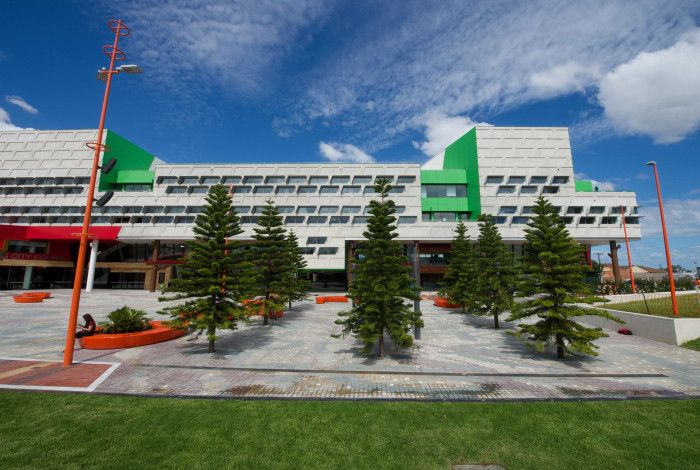 View of Dandenong Civic Centre and Harmony Square