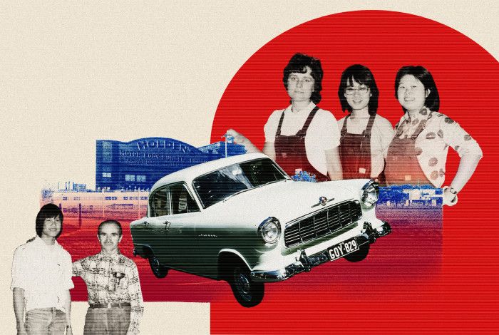 historical image of a holden car