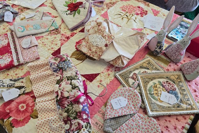 Home made items at a market