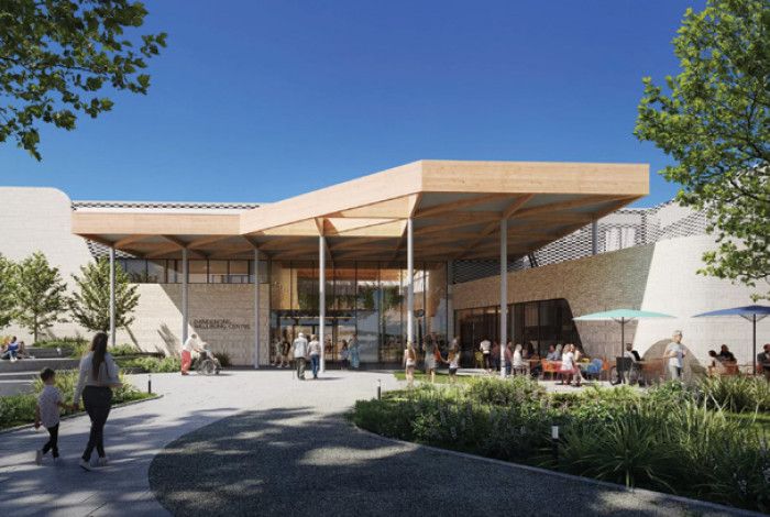 Dandenong Wellbeing Centre concept drawing