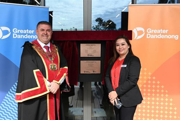 Mayor Cr Jim Memeti and Deputy Mayor Sophie Tan