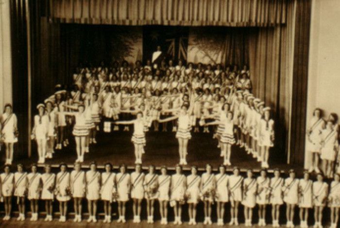 Black and white image of the Dandenong Town Hall