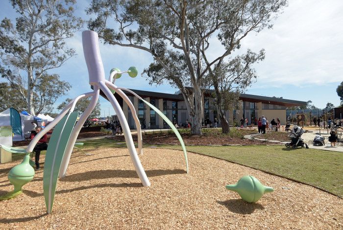 Outside area at Keysborough Community Hub