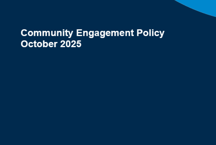 Community Engagement Policy 2025