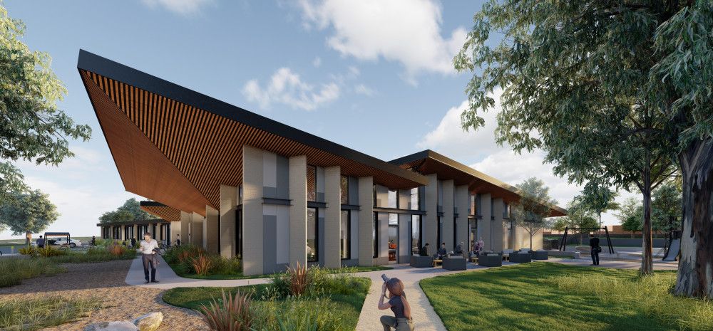 Artist impression of Keysborough South Community Hub
