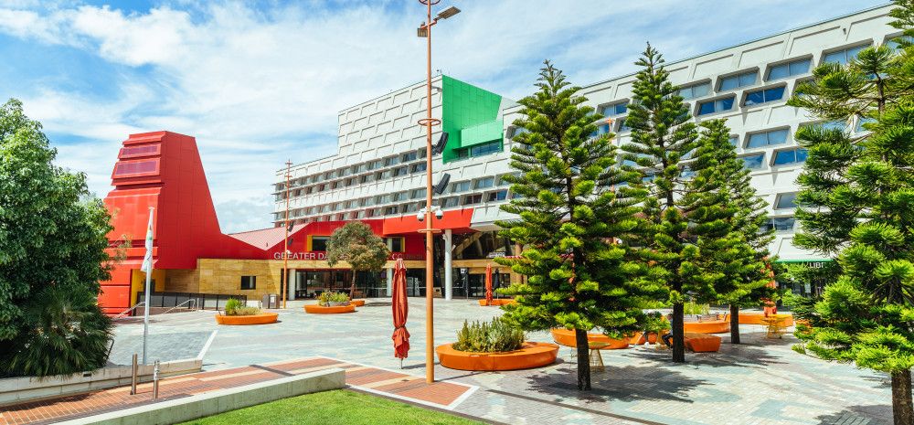 Dandenong Civic Centre and Harmony Square
