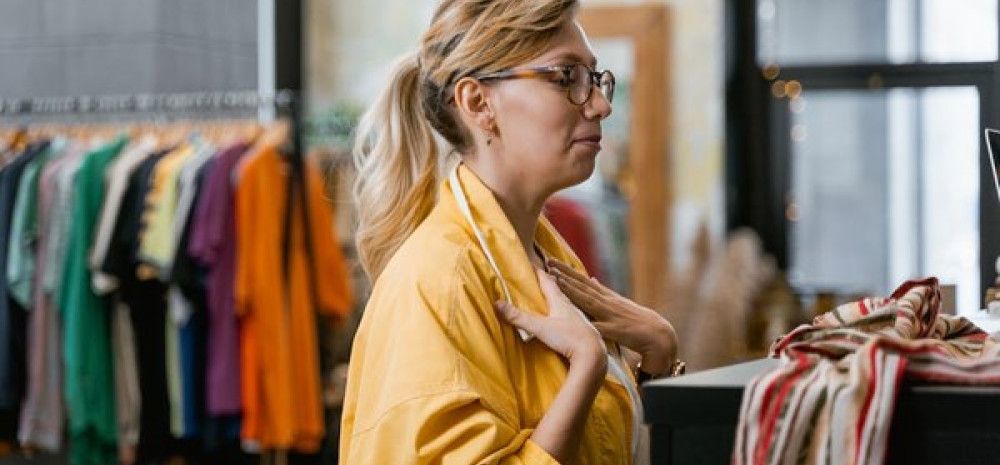 a person with clothes