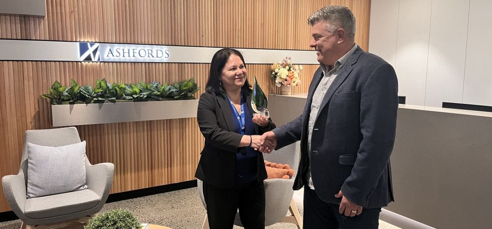 two people shaking hands