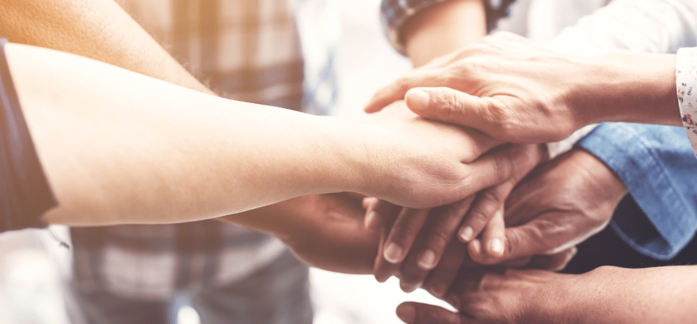 People holding hands