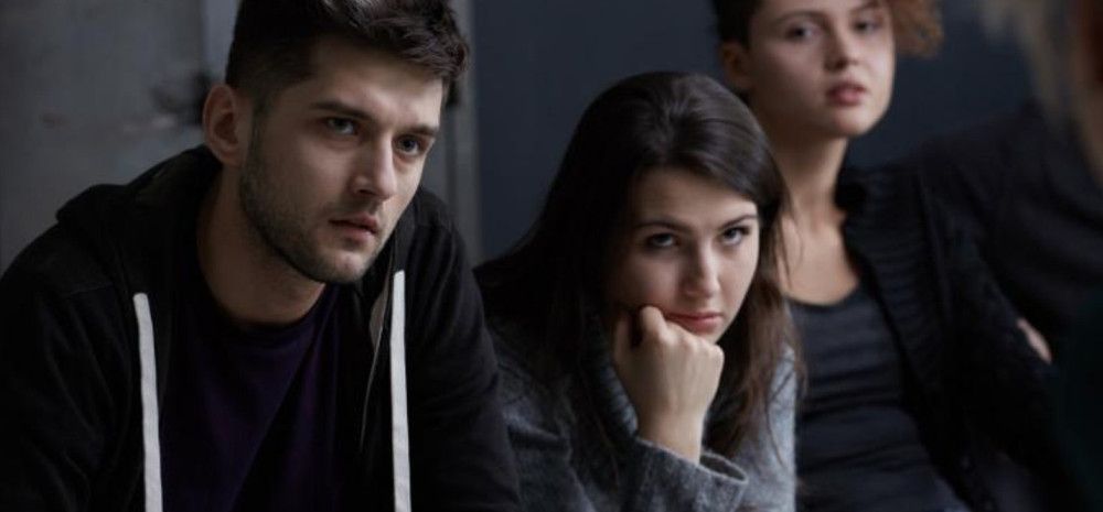 People not looking happy