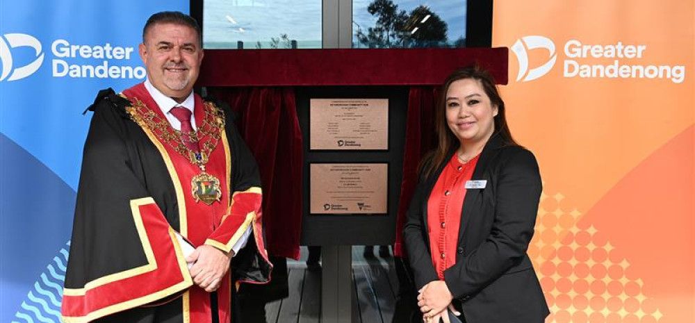 Mayor Cr Jim Memeti and Deputy Mayor Sophie Tan