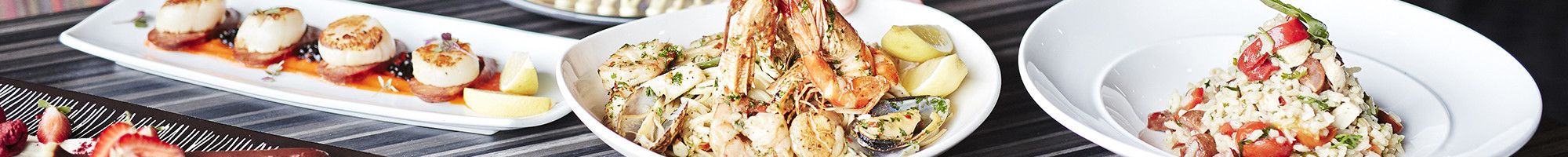 Belletti Restaurant several dishes on display 