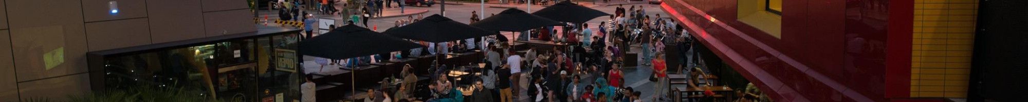 Looking towards the Drum from Harmony Square