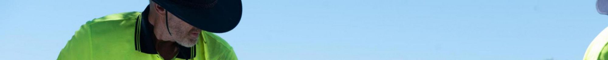 worker using a shovel