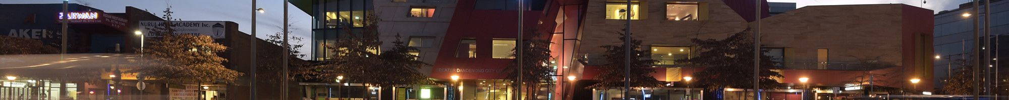 Dandenong Civic Centre Evening