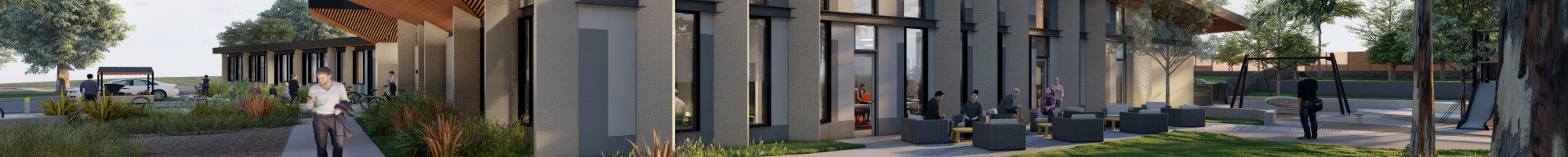 Artist impression of Keysborough South Community Hub