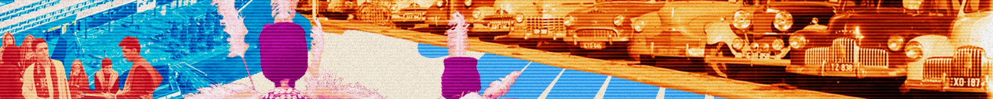 illustrated image of  historical street scene