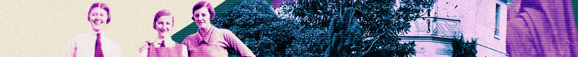 historical image of people and laurel lodge in dandenong