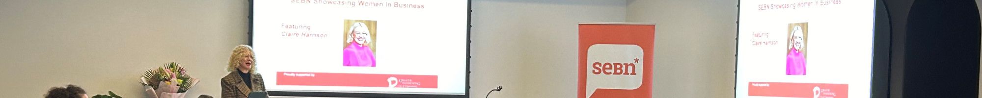 Women seated watching a presenter indoors