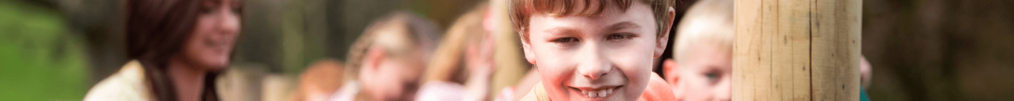 children playing in a playground