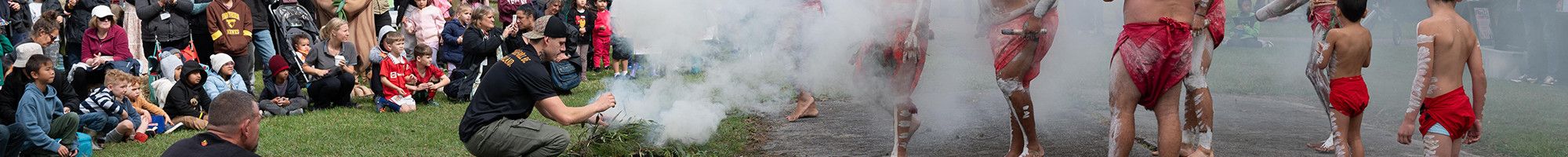 Ceremony Welcome to Country at a festival