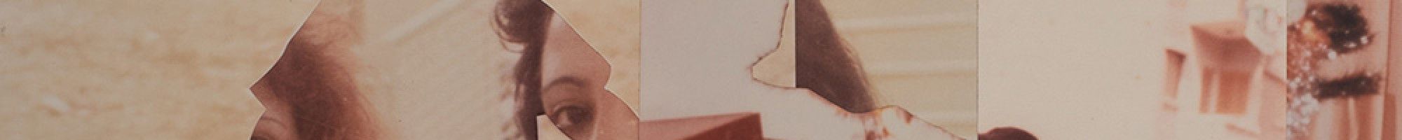 An abstract image of people and faces