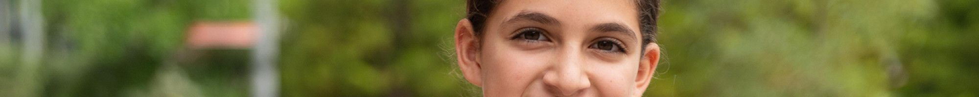 Junior Mayor Aaya smiling