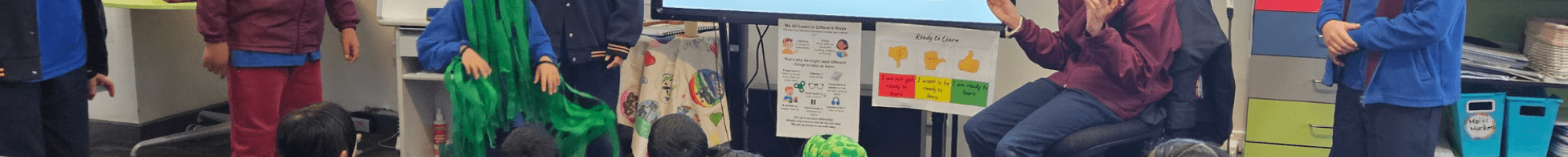 Students at St Anthony's Primary School