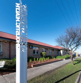 Springvale Community Hospital Interpretive Sign