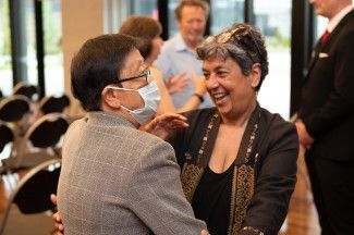 Attendees at the Merle Mitchell AM Memorial event