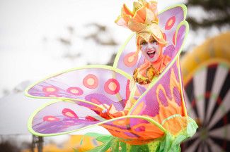 A fairy at the picnic.