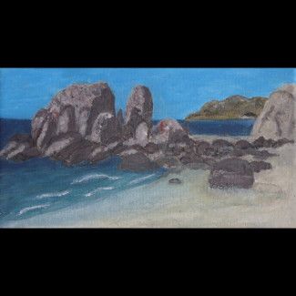 Beach Rhapsody Found Objects