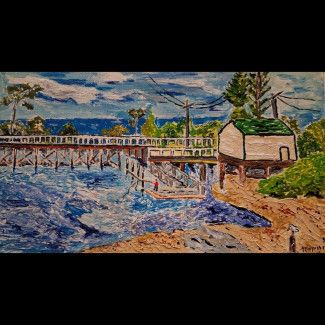 Rainbow Lorikeet in Nectarine Tree