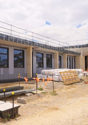 the external facade of the hub building