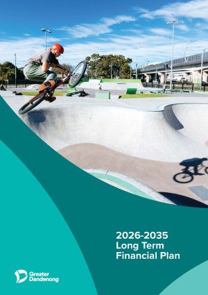 Long Term Financial Plan cover Noble Park Skate Park