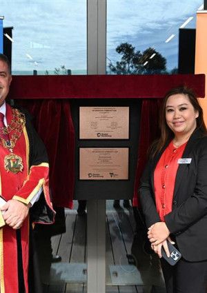 Mayor Cr Jim Memeti and Deputy Mayor Sophie Tan